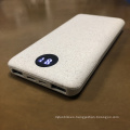 Banco de energía de paja de trigo Rohs Power Bank 10000mAh